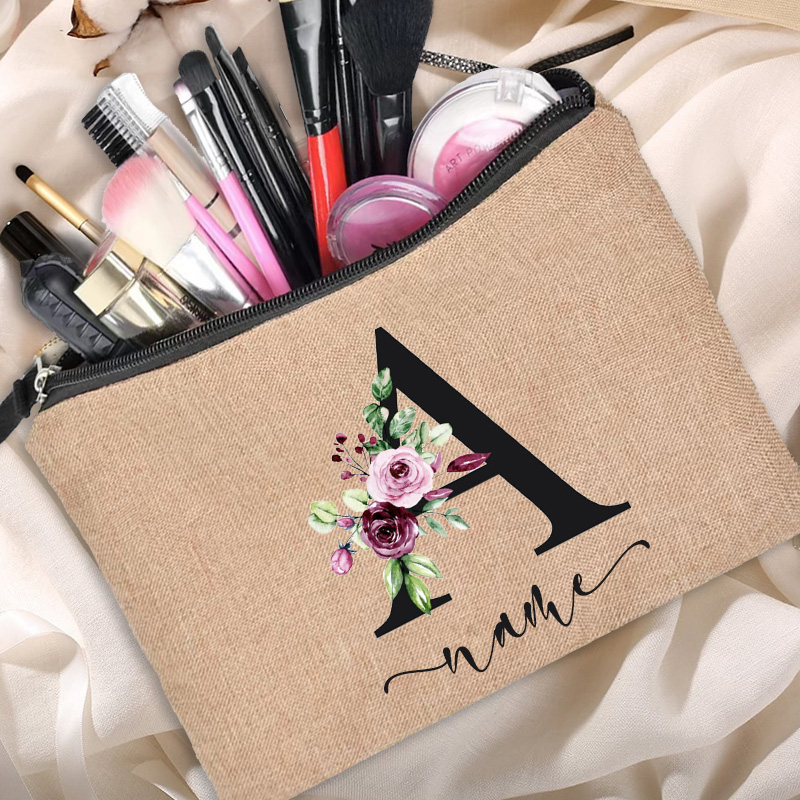 Beauty Makeup Names - kosmetik taschen fällen personalisierte geschenke Leinen