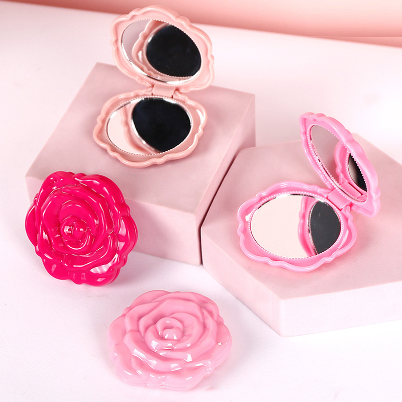 Beauty Rose Makeup - (BF06) 1 Stück Tragbarer Retro-Rosenblüten Mini