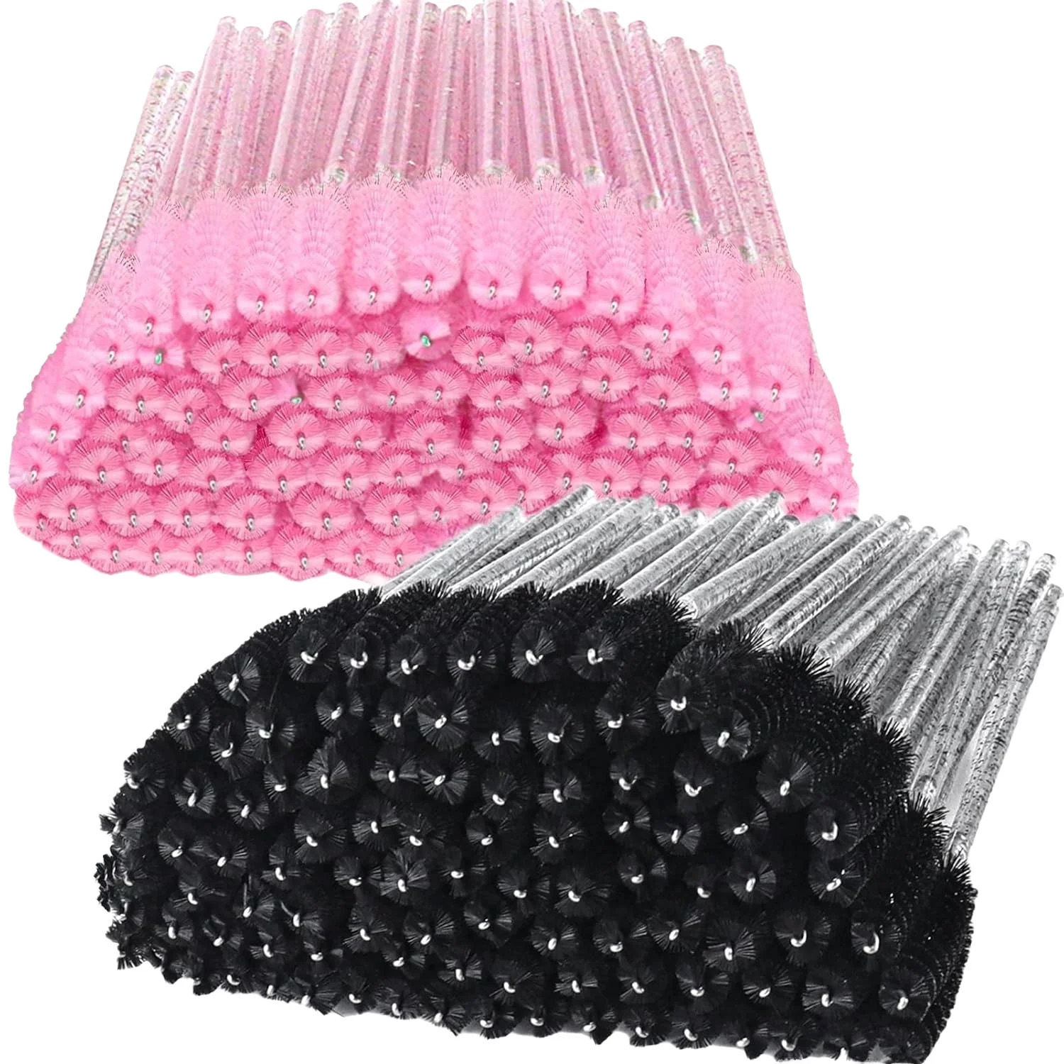 Beauty Makeup Background - 500 Stück Wimpernbürsten Zauberstäbe für Schönheitssalon
