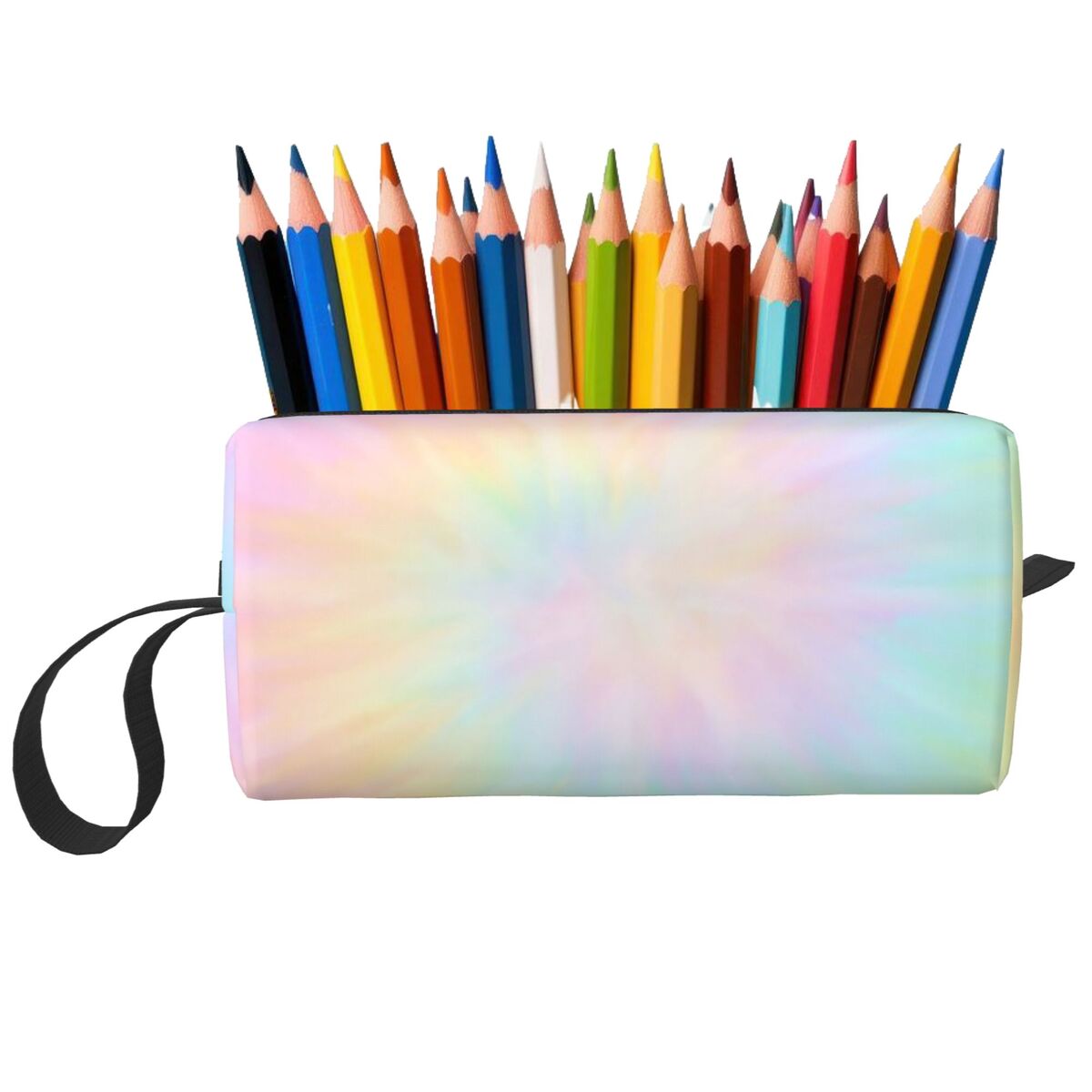 Beauty Makeup Wallpaper - Tie-Dye Pastellfarbene Kosmetiktasche, Organizer für Make-up,