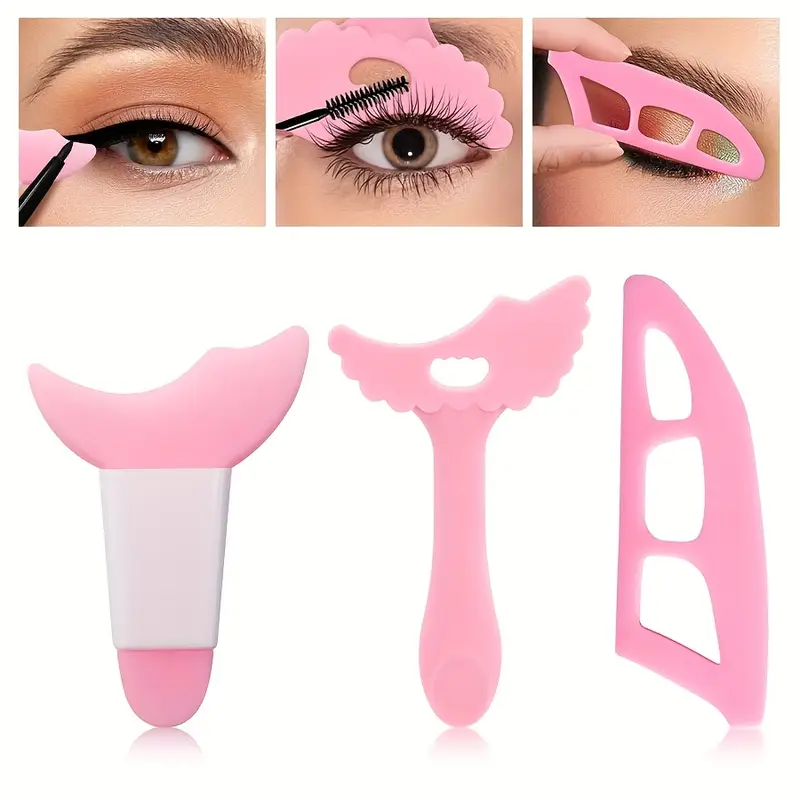 3Pcs Silikon Augen Make-Up Sch – Beauty Makeup Drawing Bewertung und Preis