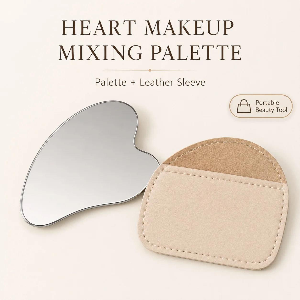 Herzförmige Edelstahl-Make-up- – Beauty Makeup Tool Bewertung und Preis