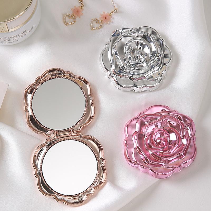 Tragbarer Mini-Spiegel in Retr – Beauty Rose Makeup Bewertung und Preis