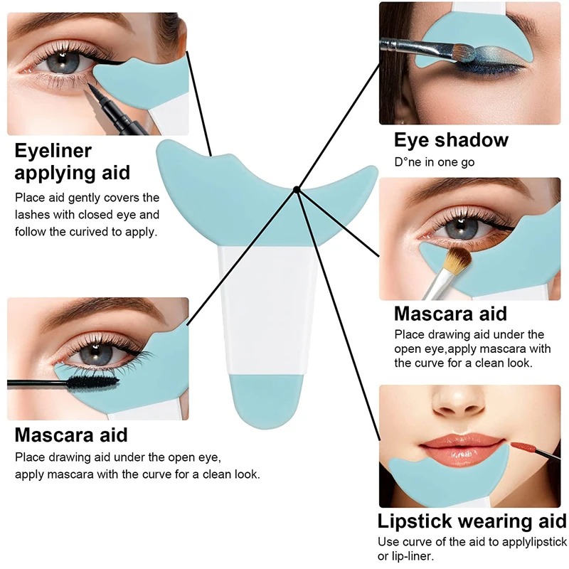Silikon-Eyeliner-Make-up-Schab – Beauty Makeup Drawing Bewertung und Preis