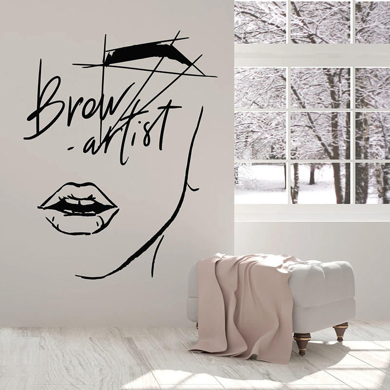 Abstrakte Mädchen Gesicht Wand – Beauty Makeup Wallpaper Bewertung und Preis