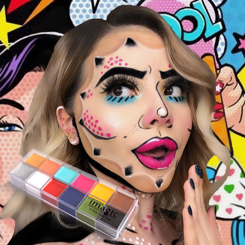 IMAGIC 12 Farben Gesicht Körpe – Beauty Makeup Drawing Bewertung und Preis