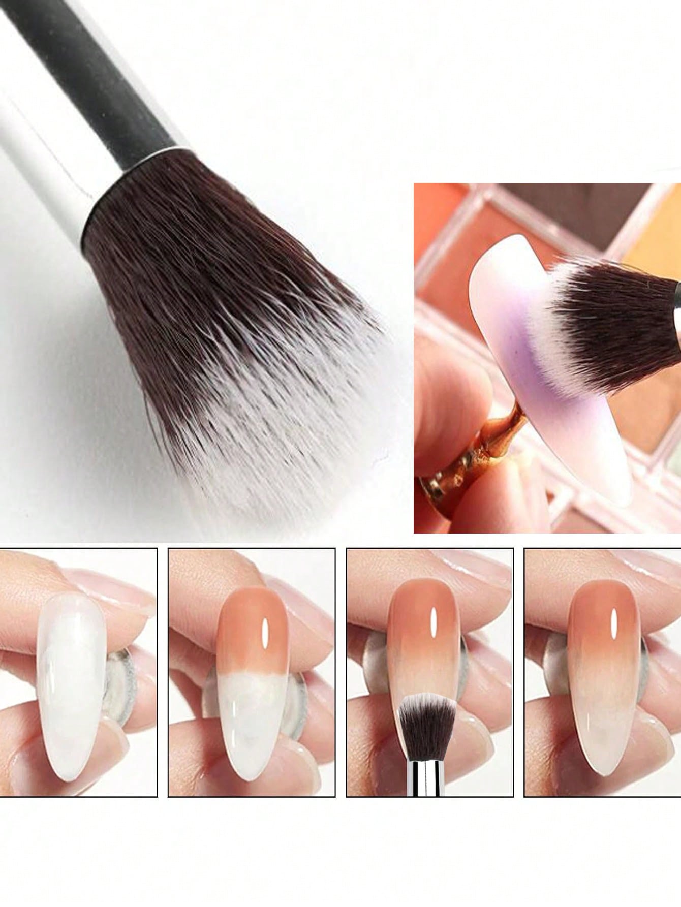 2Pcs Ombre Nail art Pinsel Set – Beauty Makeup Background Bewertung und Preis