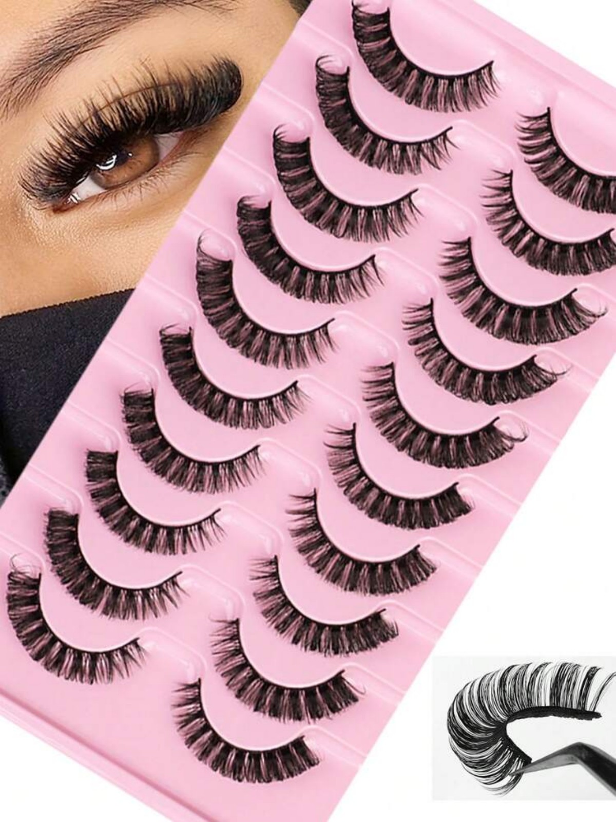 Russisches Gestreiftes Falsche – Beauty Makeup Bar Bewertung und Preis