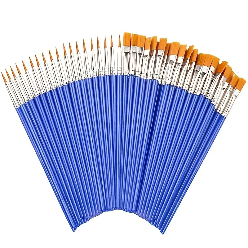 Nylon-Flachpinsel mit Kunststo – Beauty Kiss Makeup Bewertung und Preis