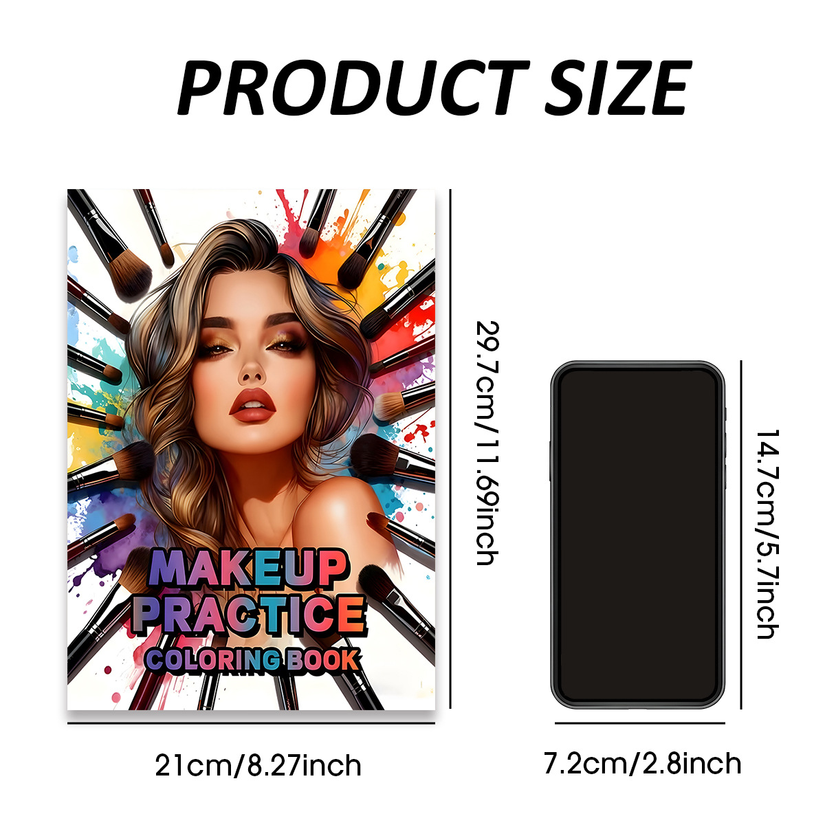 Make-up-Übungs-Malbuch, Schönh – Beauty Makeup Drawing Bewertung und Preis